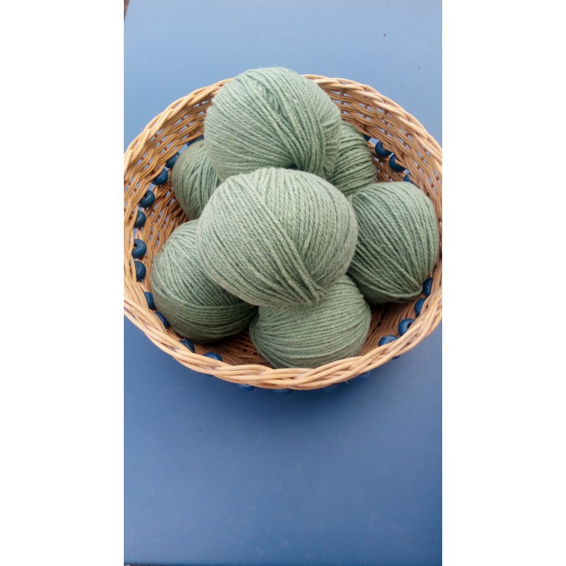 Lot de 7 pelotes laine Mérinos pure (50g) - Coloris Cèdre (Flocky)
