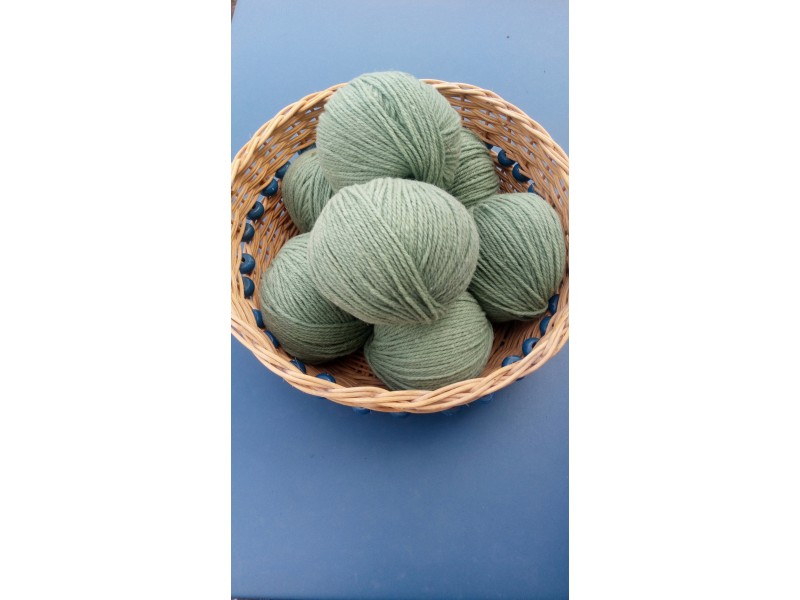 Lot de 7 pelotes laine Mérinos pure (50g) - Coloris Cèdre (Flocky)