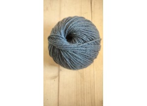 Pelote de laine mérinos bleu canard - Au Fil de l'Herbe