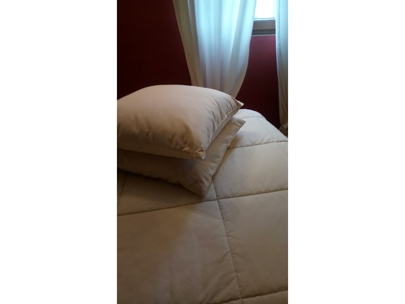 Ensemble Couette 220x240 cm + 2 oreillers - Pure laine et coton biologique