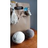KIT TRICOT BONNET &  Son cadeau !! -  PELOTES AUX TEINTES NATURELLES