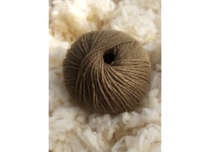 PELOTE (50g) LAINE 100% MERINOS - COLORIS CAPUCCINO