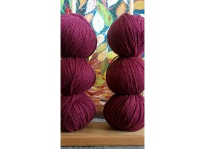 lot pelote coloris Framboise - Pure laine Mérinos