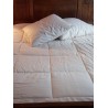 Ensemble couette 200x200 cm + 2 oreillers - Pure laine et coton biologique