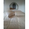 Ensemble couette 200x200 cm + 2 oreillers - Pure laine et coton biologique